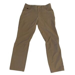 NWOT Kuhl Resistor Jean Mens 35x32 Brown Tan Articulated Fit Hiking Pants 5223